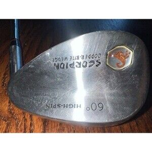 Knight Scorpion Copper-Bite 60 Degree Sand Wedge Iron RH Steel Shaft 36”